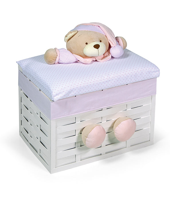 Baule Portagiochi Legno Selene
